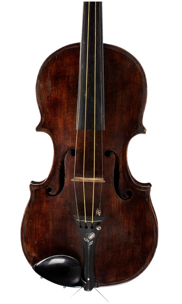 A violin, labelled John Gibson