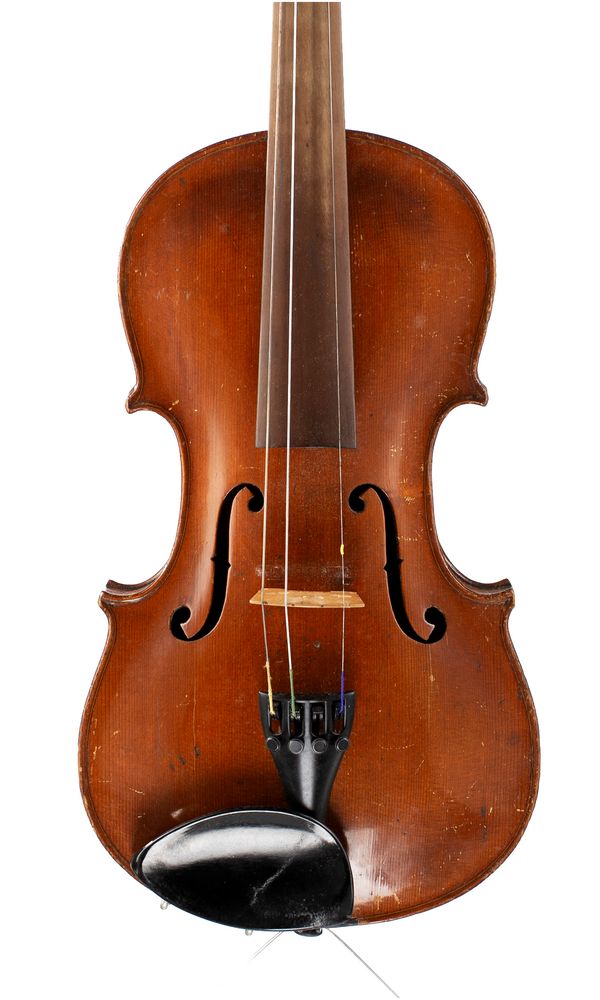 A violin, labelled Stainer