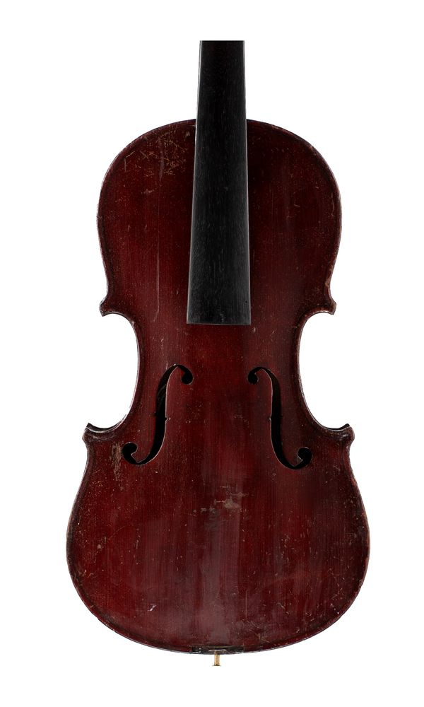 A three-quarter sized violin, labelled The Maidstone