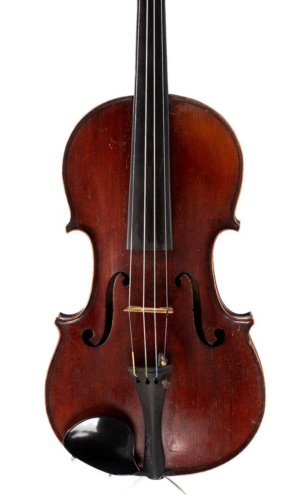 A violin, signed internally [indistinctly]