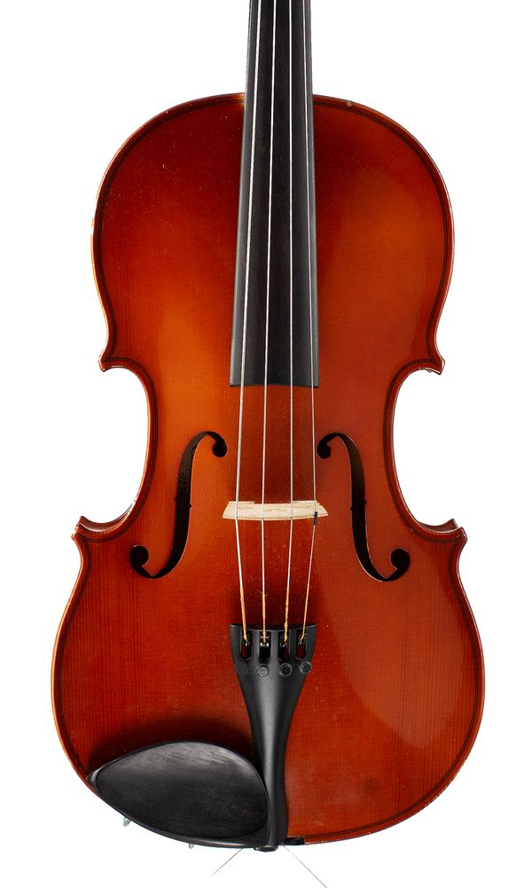 A viola, labelled Christian Benker