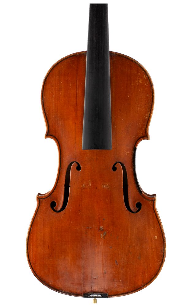 A violin, labelled Elek Sandor