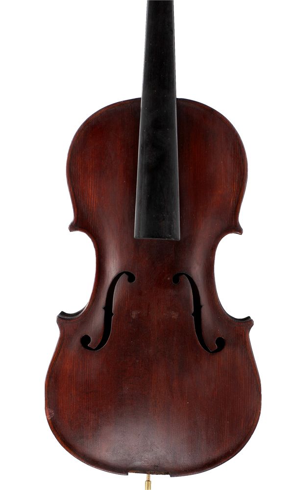 A violin, branded H. Heft, Edinburgh