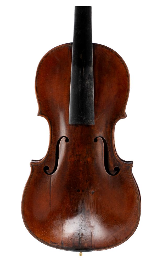 A violin, labelled Johann Georg Vogler