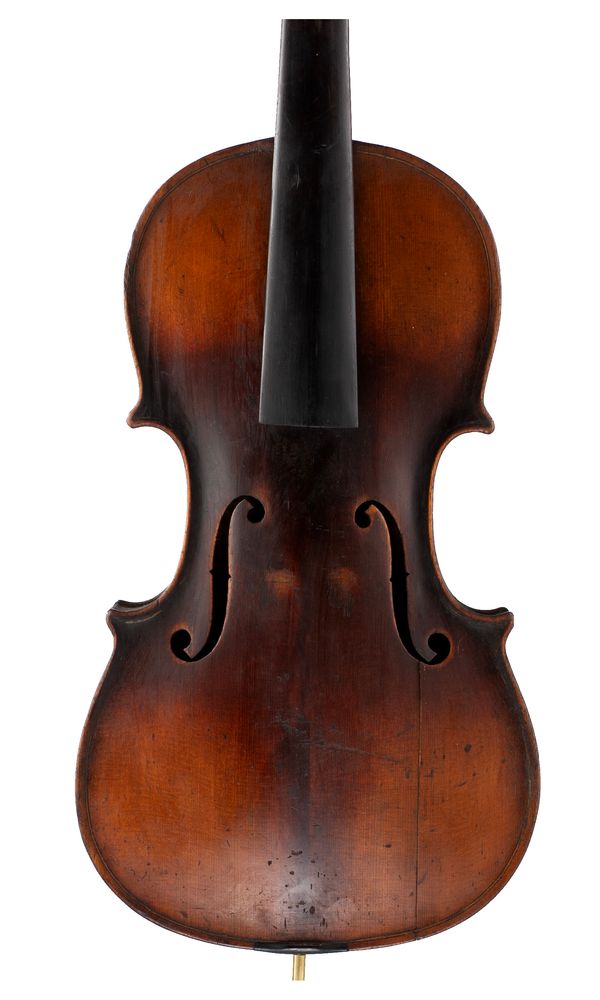 A violin, branded Stainer