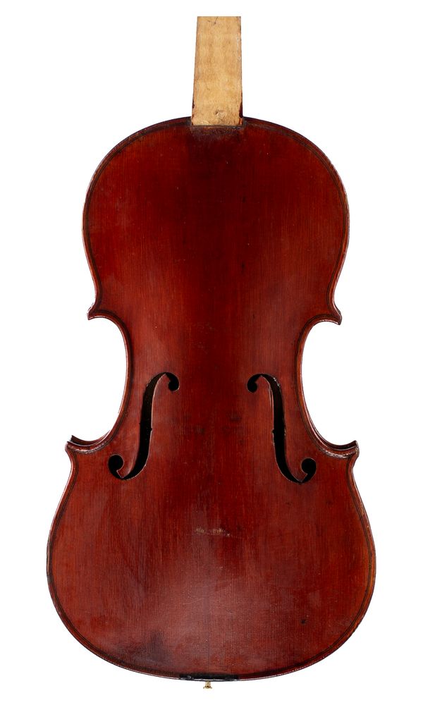 A violin, labelled William Elliot