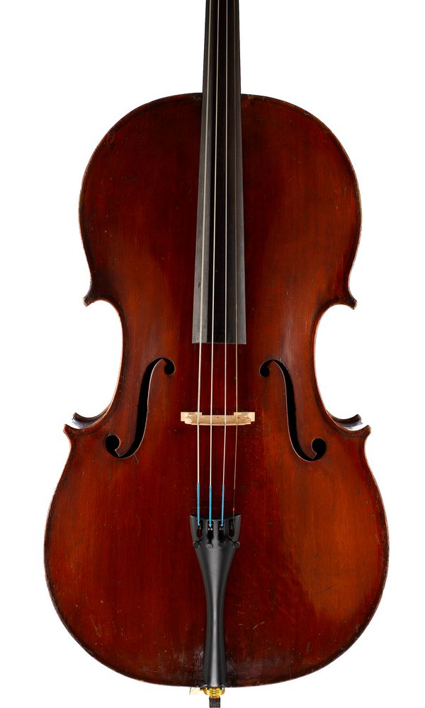 A cello for C. Gerock & Co., London, circa 1840