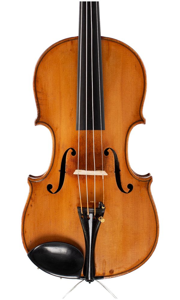 A violin, labelled Franz Eibl