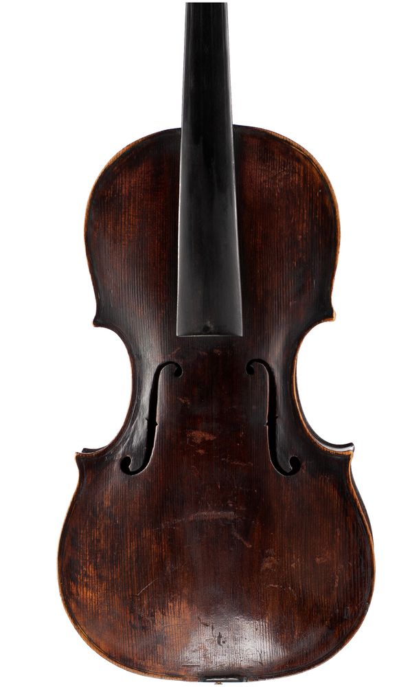 A violin, Made and sold by Chas & Sam Thompson