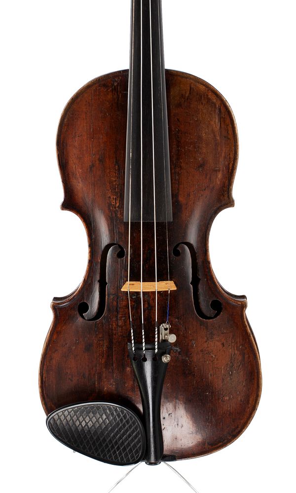A violin, inscribed internally
