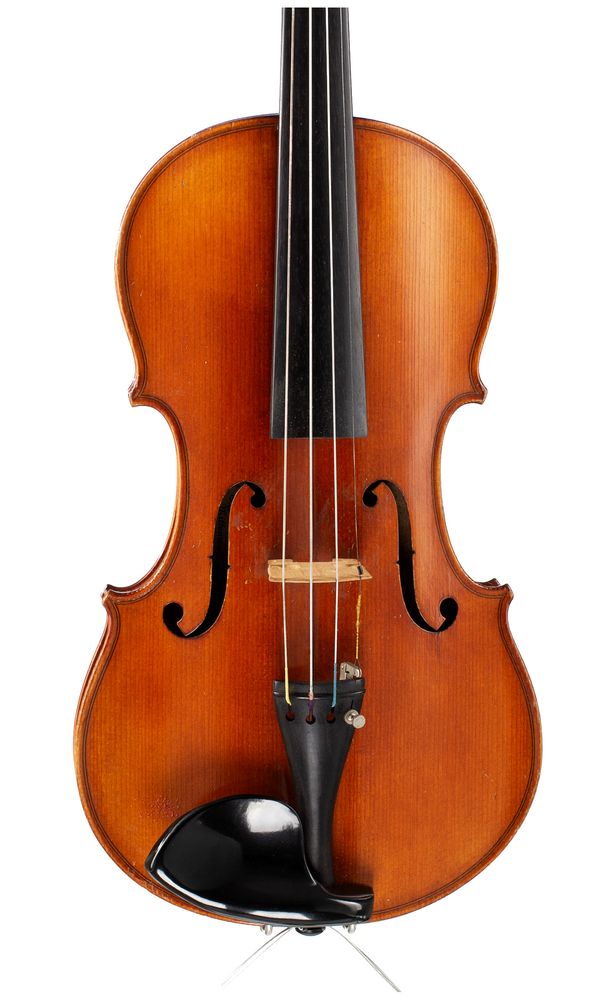 A violin, labelled Hans Neuner, Mittenwald, 1933