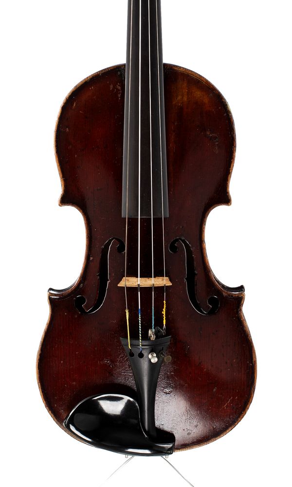 A violin, labelled Edward Lewis, London