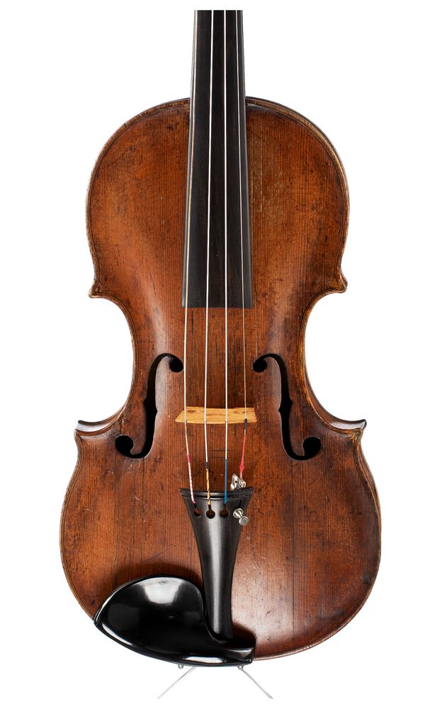 A violin, labelled Jacobus Stainer, 1677