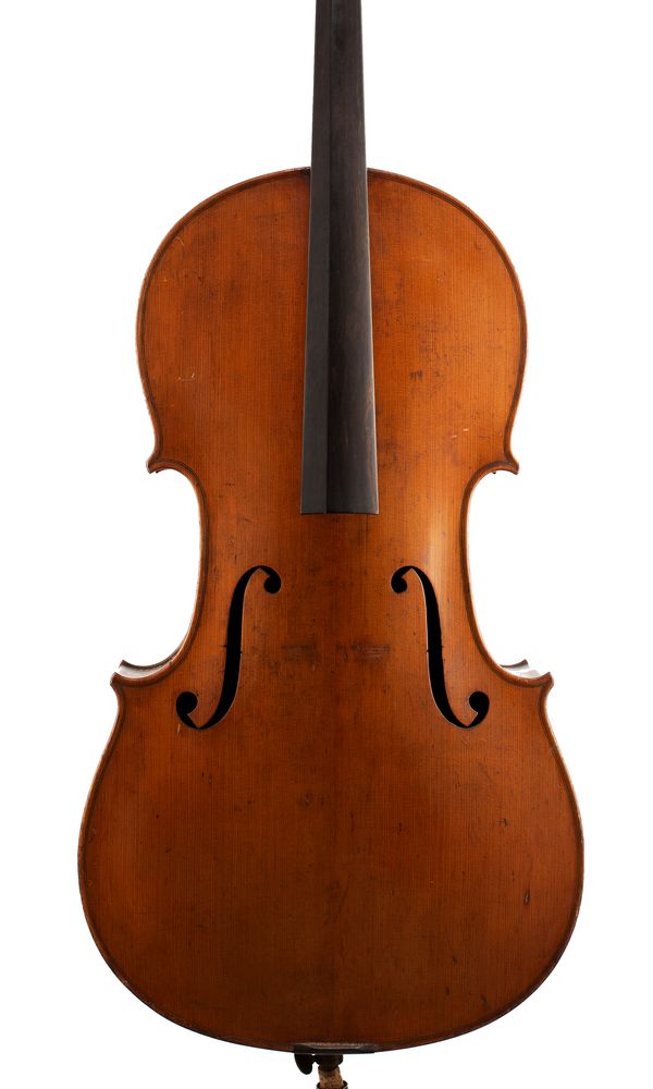 A cello, Workshop of Wolff Bros, Germany, 1902