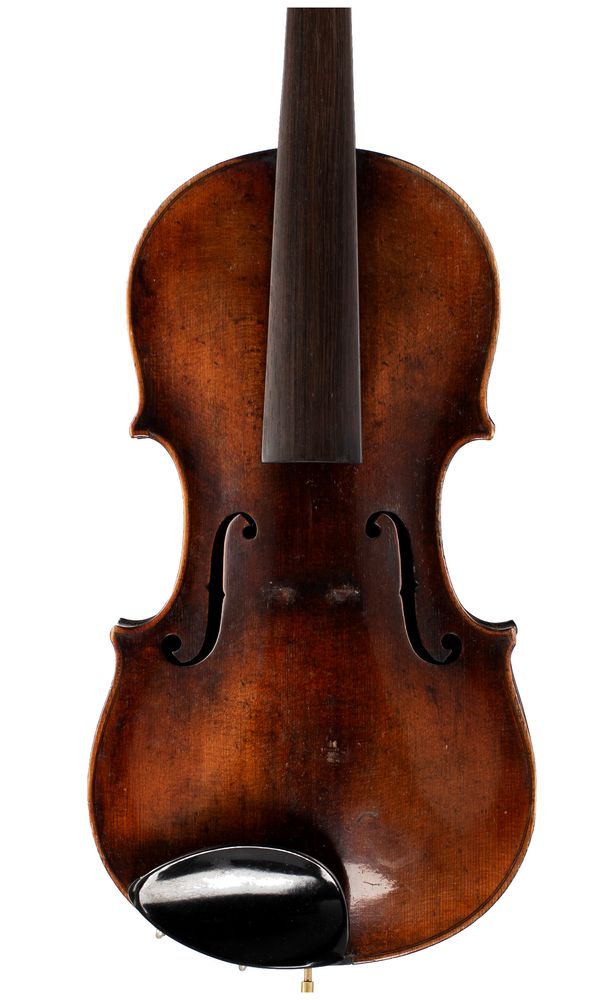 A violin, labelled Gabriel Buchstetter