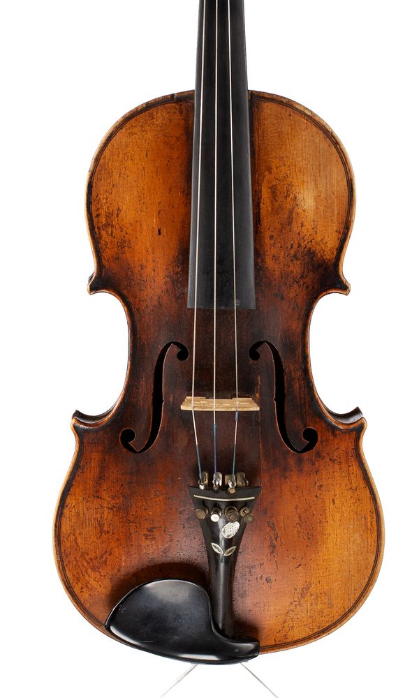 A violin, possibly by Francois N. Caussin, France, 19th Century