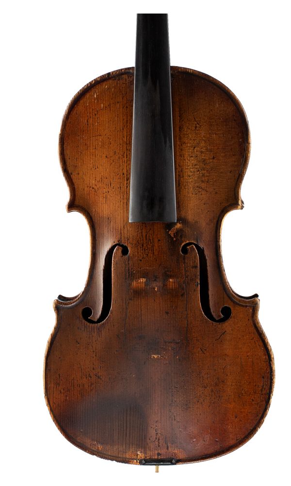 A violin, Workshop of Didier Nicholas Aine, Mirecourt, 19th Century