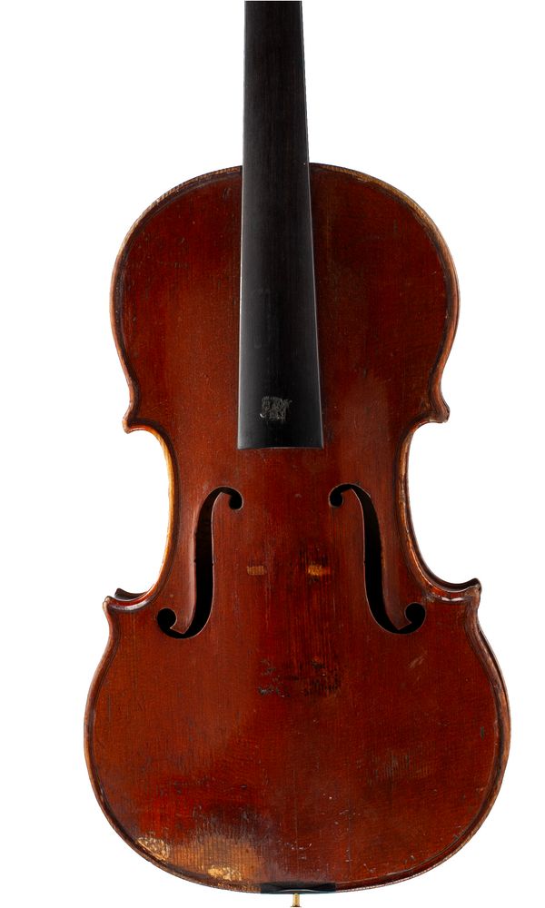 A violin, Workshop of Didier Nicholas Aine, Mirecourt, 19th Century