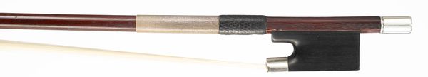 A silver-mounted viola bow by James Tubbs, London, circa 1900