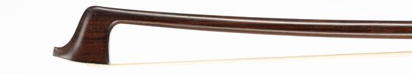 A nickel-mounted ironwood viola bow, France, circa 1850