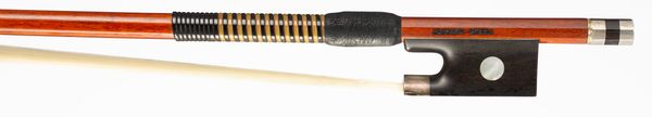 A silver-mounted violin bow by Howard Green, Fife, circa 2000