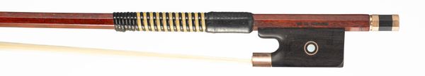 A gold-mounted violin bow by Malcolm Taylor, England, circa 1992
