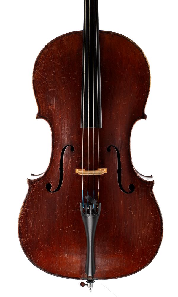 A cello by Mathias Neuner, Mittenwald, 19th Century