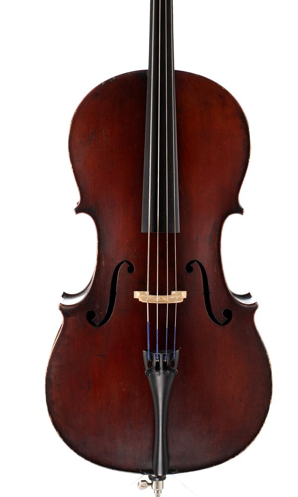 A half-sized cello, possibly France, 19th Century