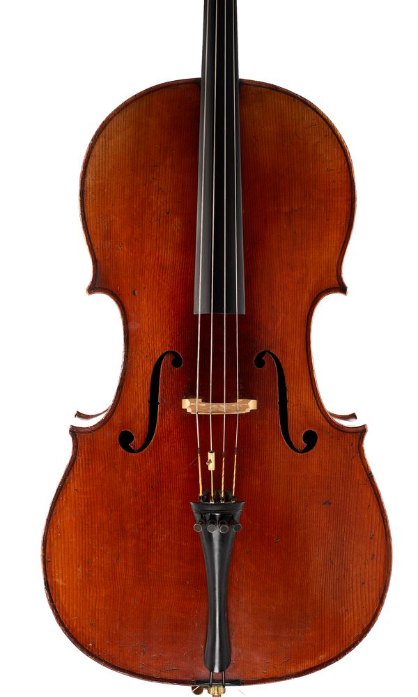 A cello, School of Derazey, Mirecourt, circa 1870