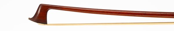 A silver-mounted violin bow by a member of the Knopf Family, Germany, circa 1940
