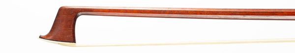 A silver-mounted violin bow, probably by a member of the Knopf Family
