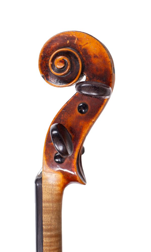 A violin by Thomas Kennedy, London, circa 1820 - scroll