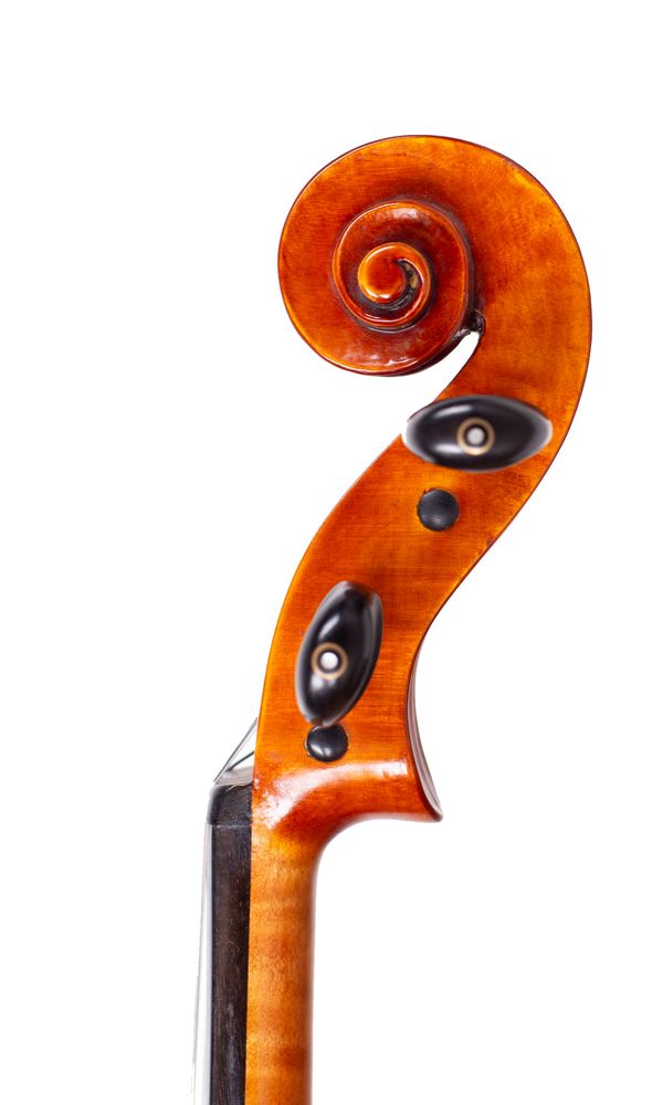A violin by Miranda Karol Green, Harwell, 1992 - scroll