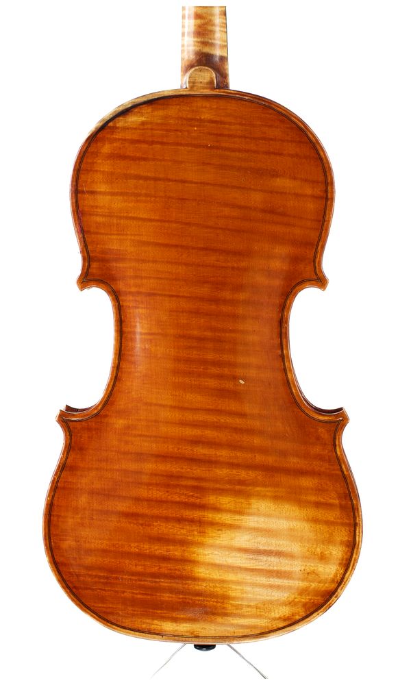 A violin by Wilfred White, Pudsey, 1984 - back
