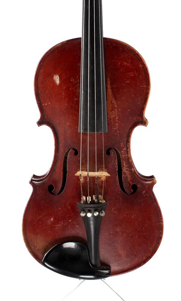 A violin by George Miles, Erith, 1909