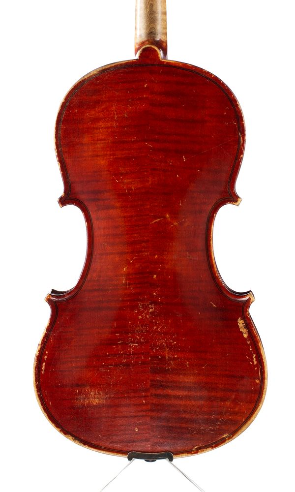 A violin by George Miles, Erith, 1909 - back