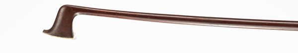 A silver-mounted violin bow, unbranded
