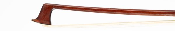 A silver-mounted violin bow, unbranded