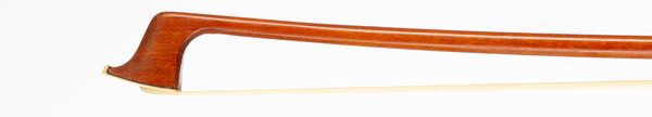 A silver-mounted violin bow, branded Alfred Knoll