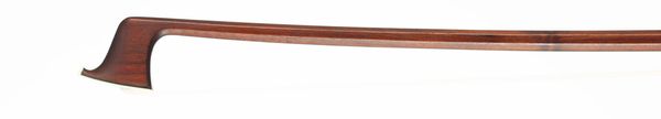 A silver-mounted viola bow, unbranded