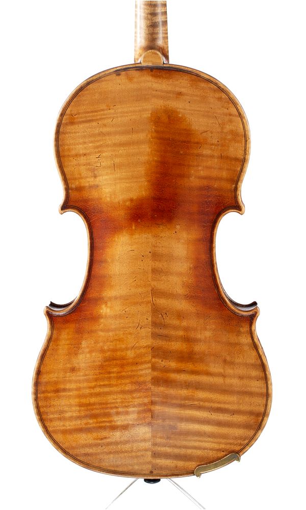 A violin, labelled Salvatore Rossani, Milan, 1924 - back