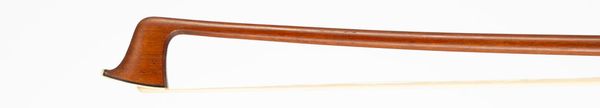 A silver-mounted violin bow, unbranded