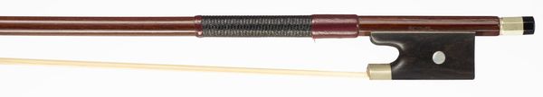 A nickel-mounted violin bow, Germany, circa 1950