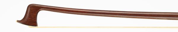 A nickel-mounted violin bow, Germany, circa 1950