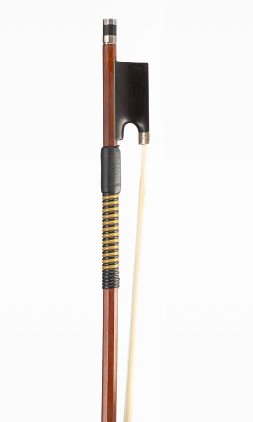 A silver mounted violin bow, Germany circa 1900.