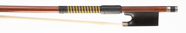 A silver mounted violin bow, Germany circa 1900.