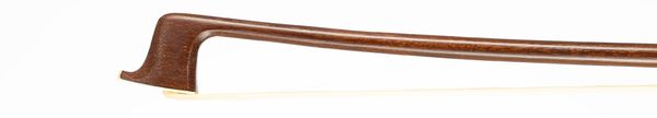 A nickel-mounted viola bow, Germany, circa 1970