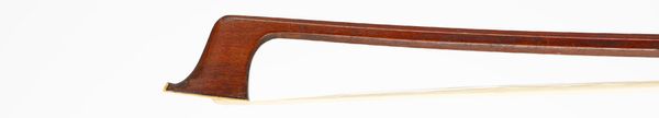 A nickel-mounted cello bow, Germany, circa 1920