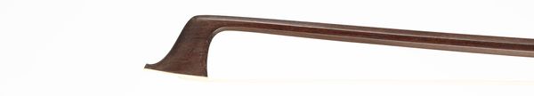 A silver-mounted cello bow, unbranded