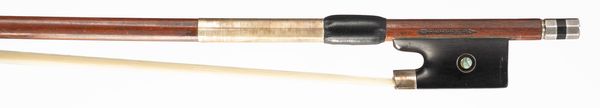 A silver-mounted violin bow by Franz Winkler, Germany, circa 1950